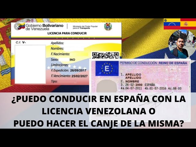 licencia de conducir venezolana en españa
