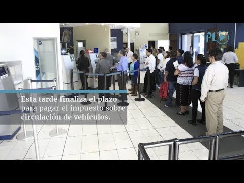 plazo para pagar impuesto de circulacion
