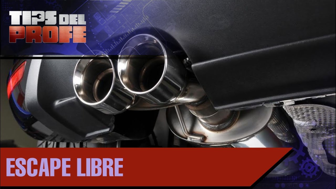 podemos circular con un vehículo con escape libre