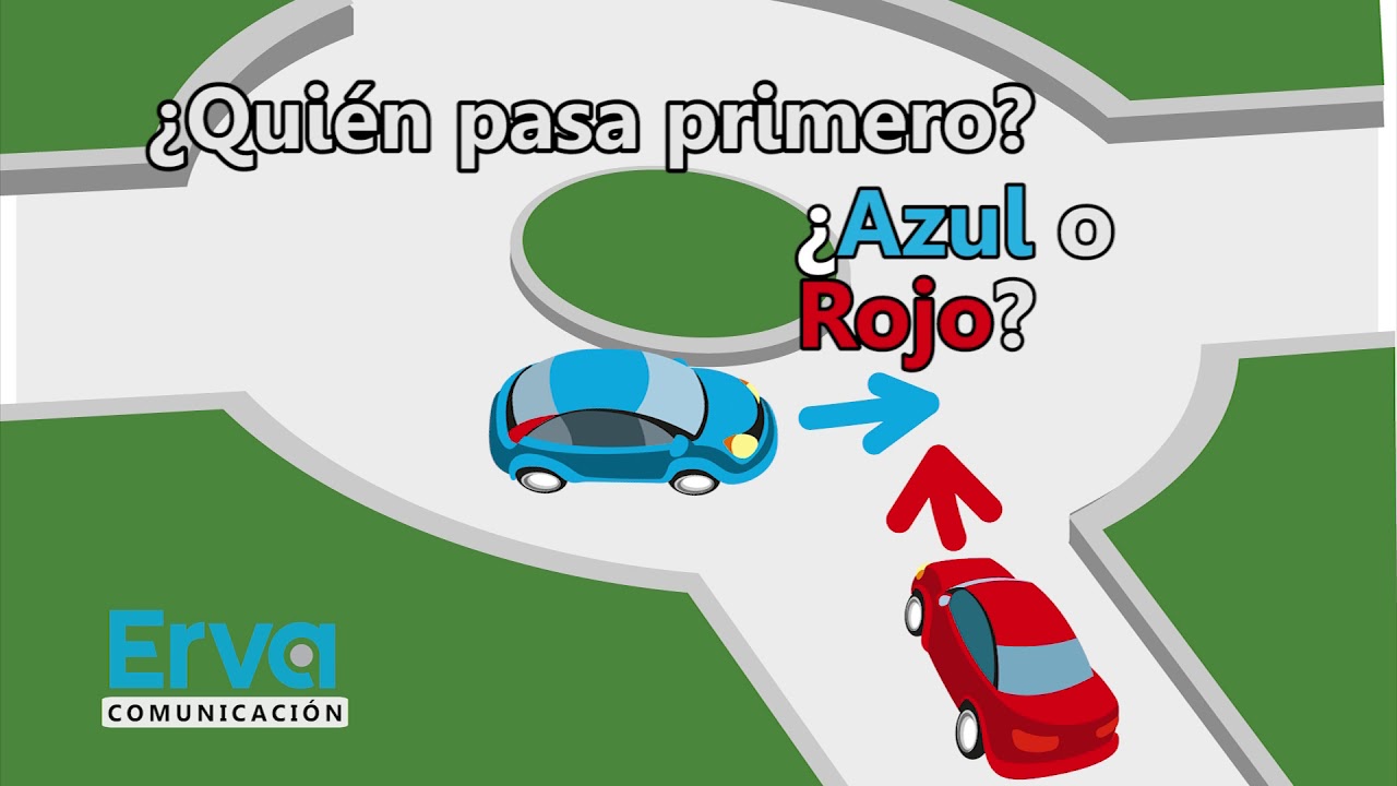quien tiene prioridad en una rotonda
