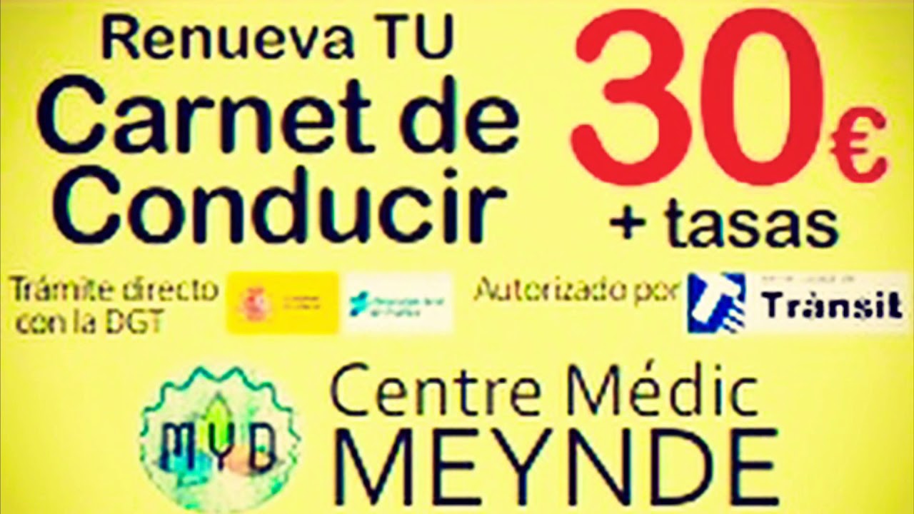 renovar carnet de conducir barcelona barato