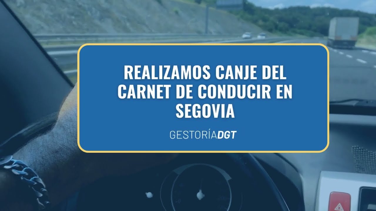 renovar carnet de conducir en segovia