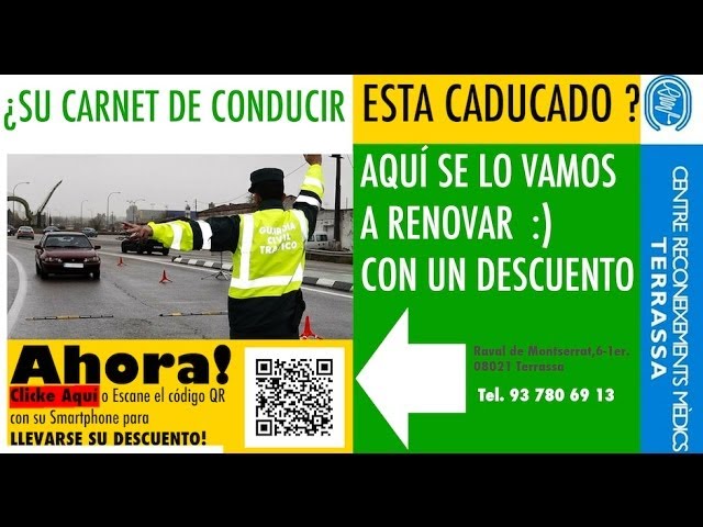 renovar carnet de conducir terrassa barato