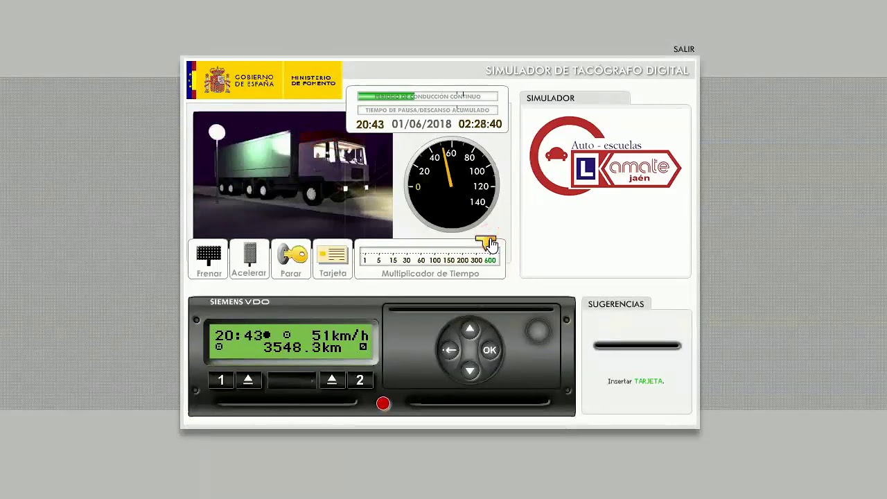 sancion por conducir sin tarjeta tacografo